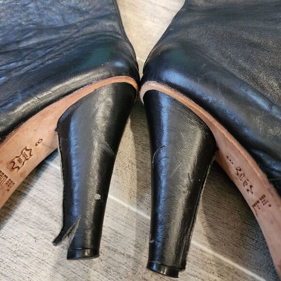 Gee Wawa Black Lesther Over Knee Platform Boot - Picture 10 of 17